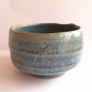 Chawan Blau Strukturiert Glossy