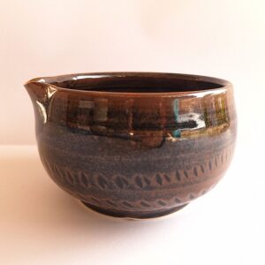 Chawan Dunkelbraun Glossy